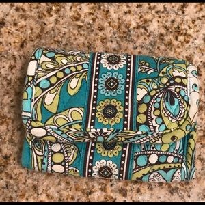 Retired Vera Bradley “Peacock” Trifold Wallet